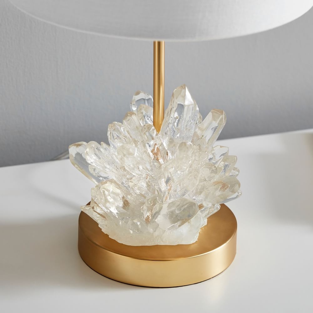 Geode top lamp base