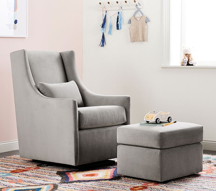 West shop elm ottoman