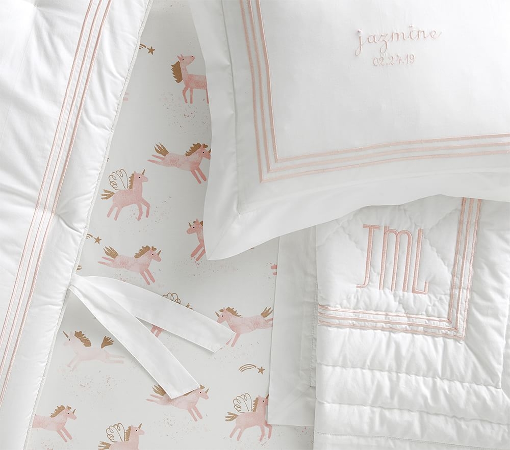 Pottery barn sales baby crib sheets