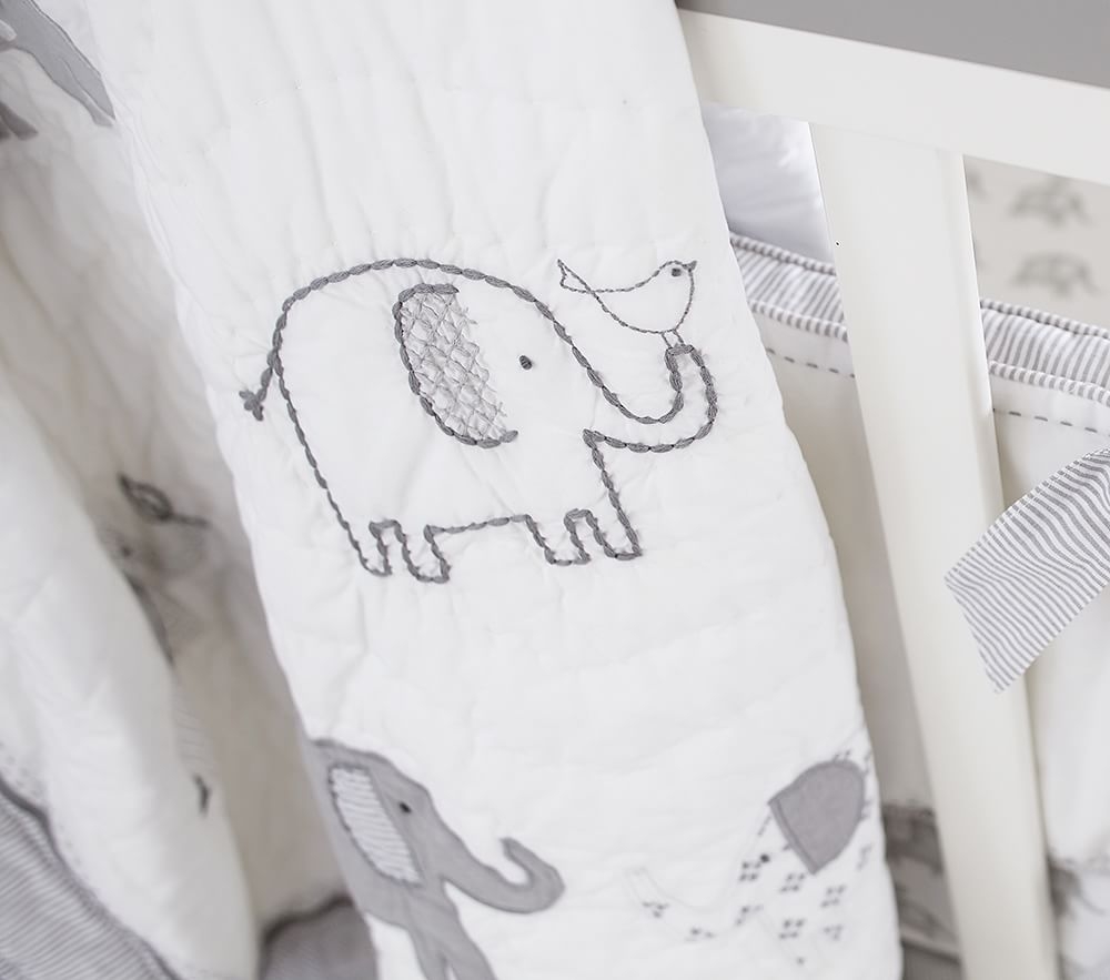 Pottery barn clearance elephant bedding