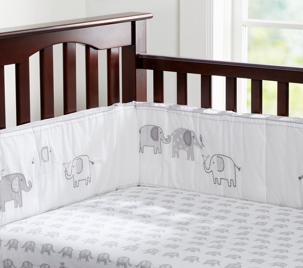 Shop Taylor Elephant Baby Bedding online Pottery Barn Kids UAE