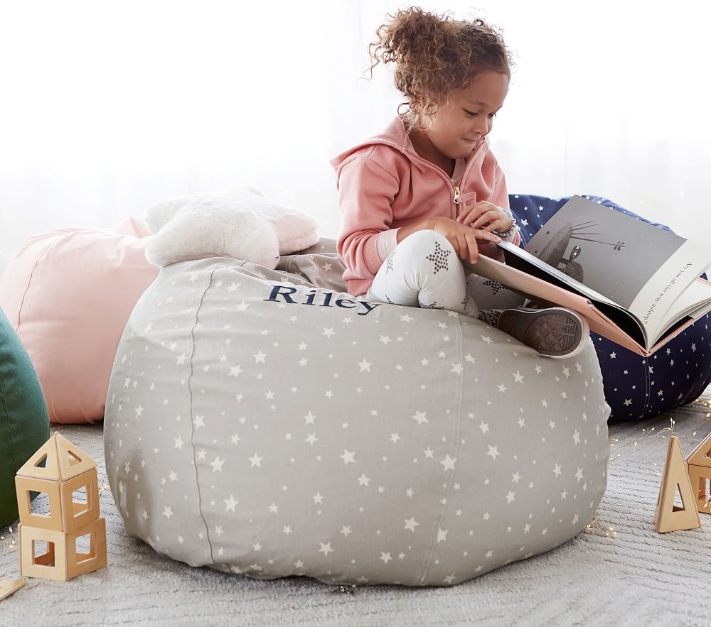 Gray sales bean bag