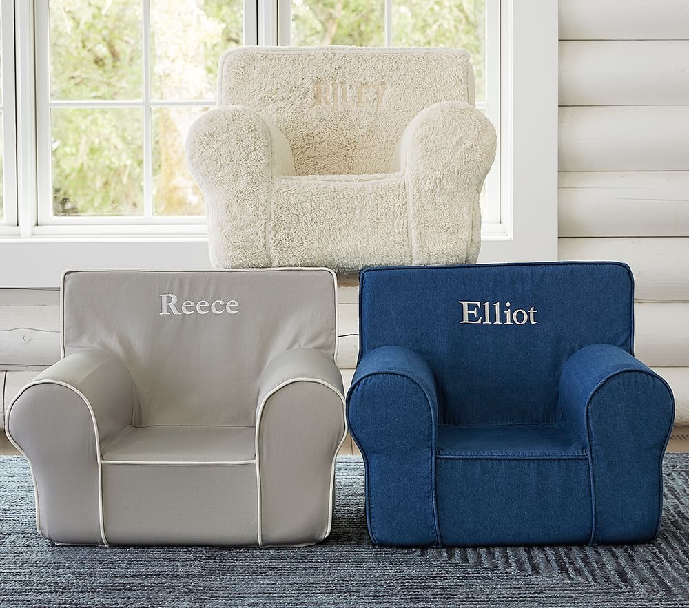 Pottery barn deals kid chair cover