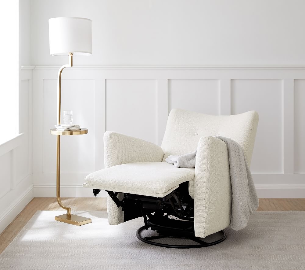 Power swivel store rocker recliner