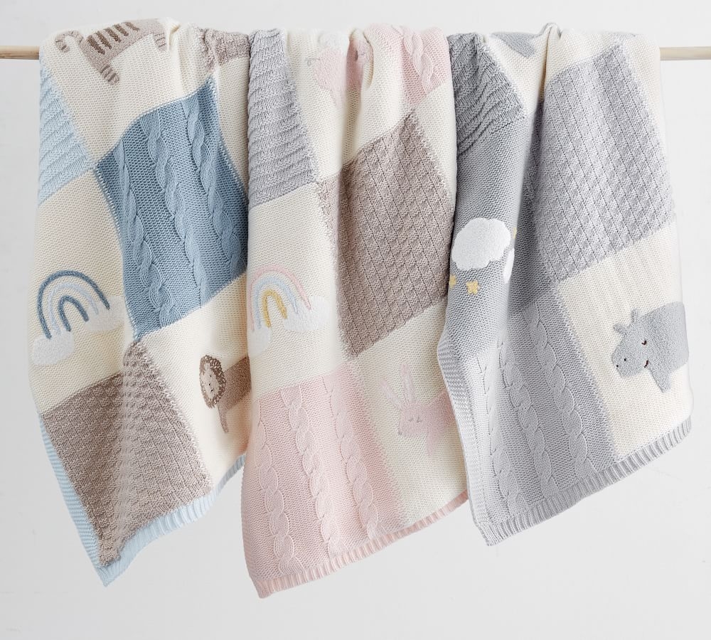Shop Heirloom Bunny Baby Blanket online Pottery Barn Kids UAE