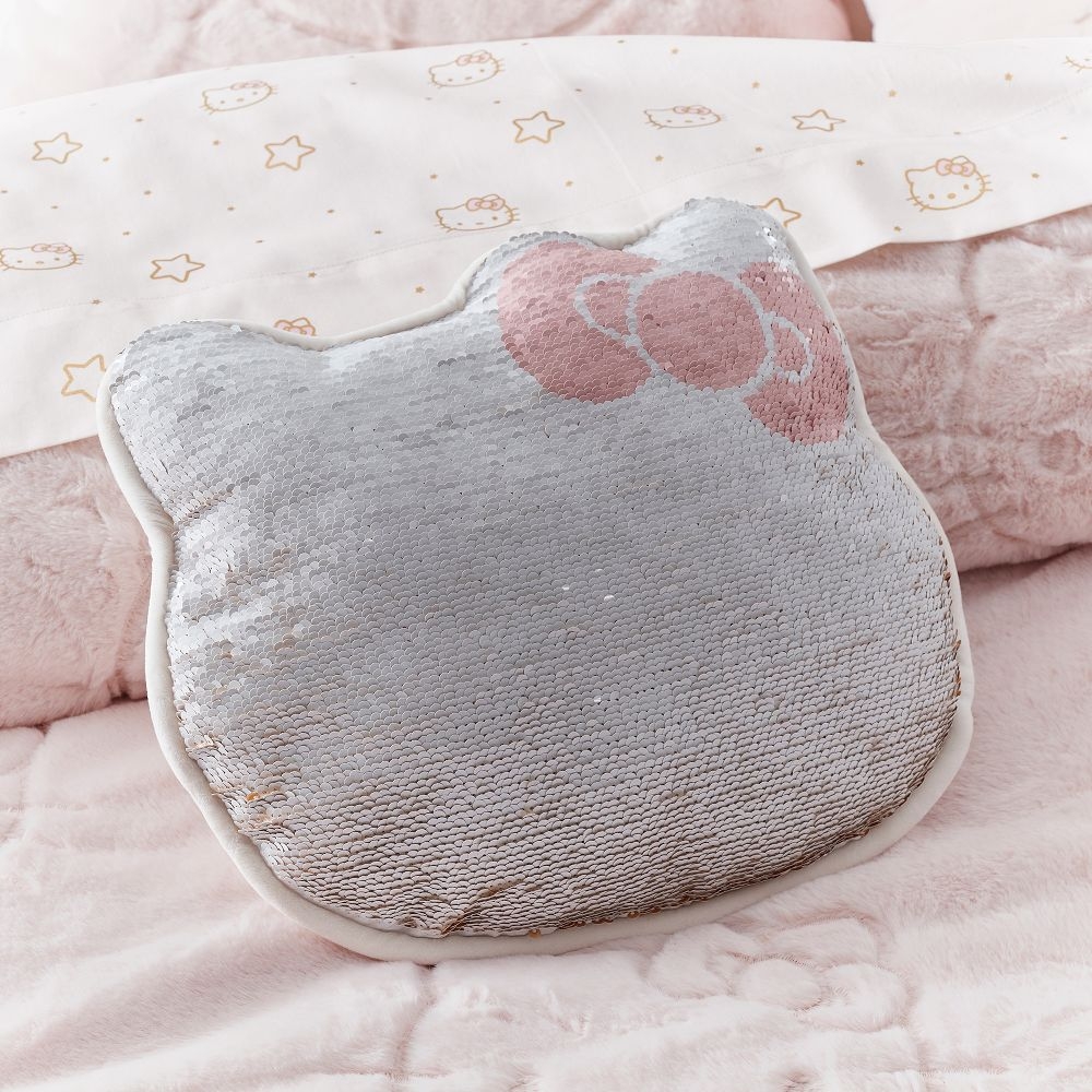 Shop Hello Kitty Reversible Flip Sequin Pillow online Pottery