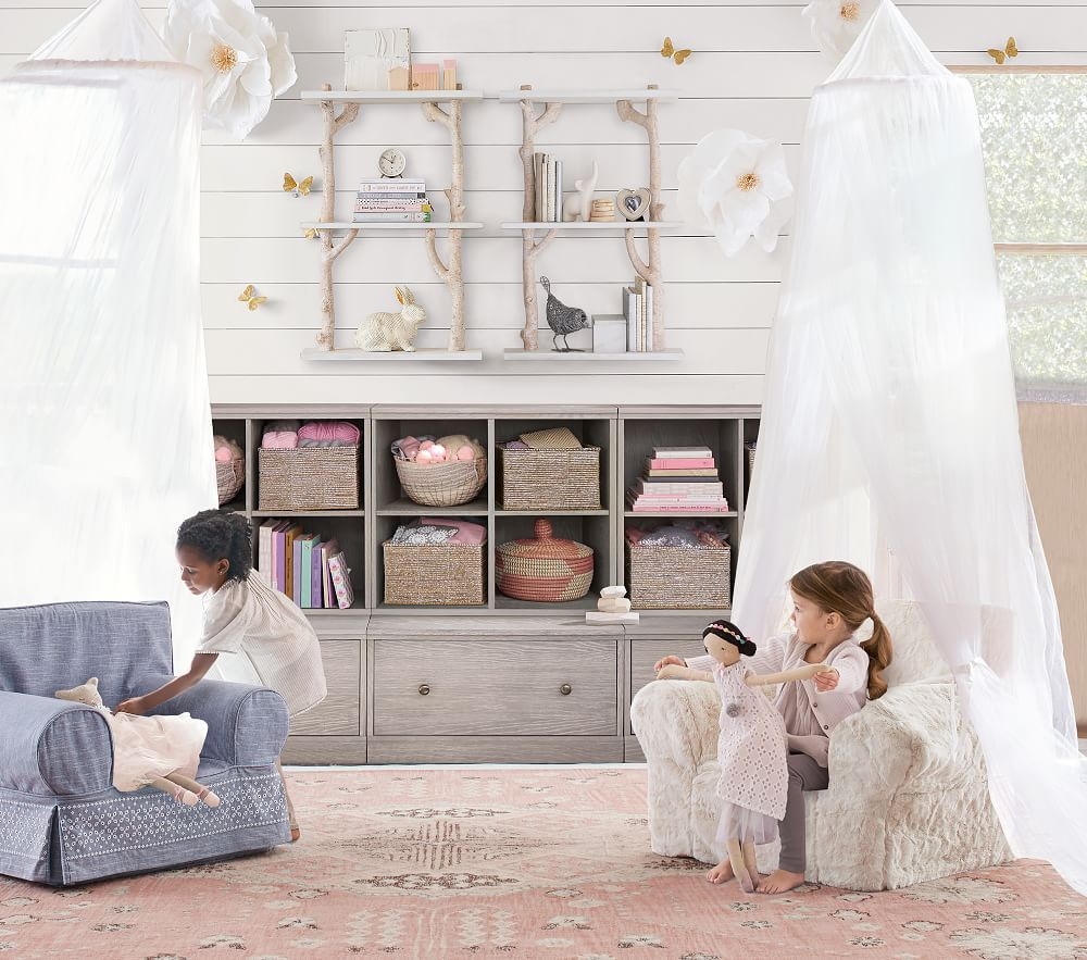 Pottery barn discount fur chair