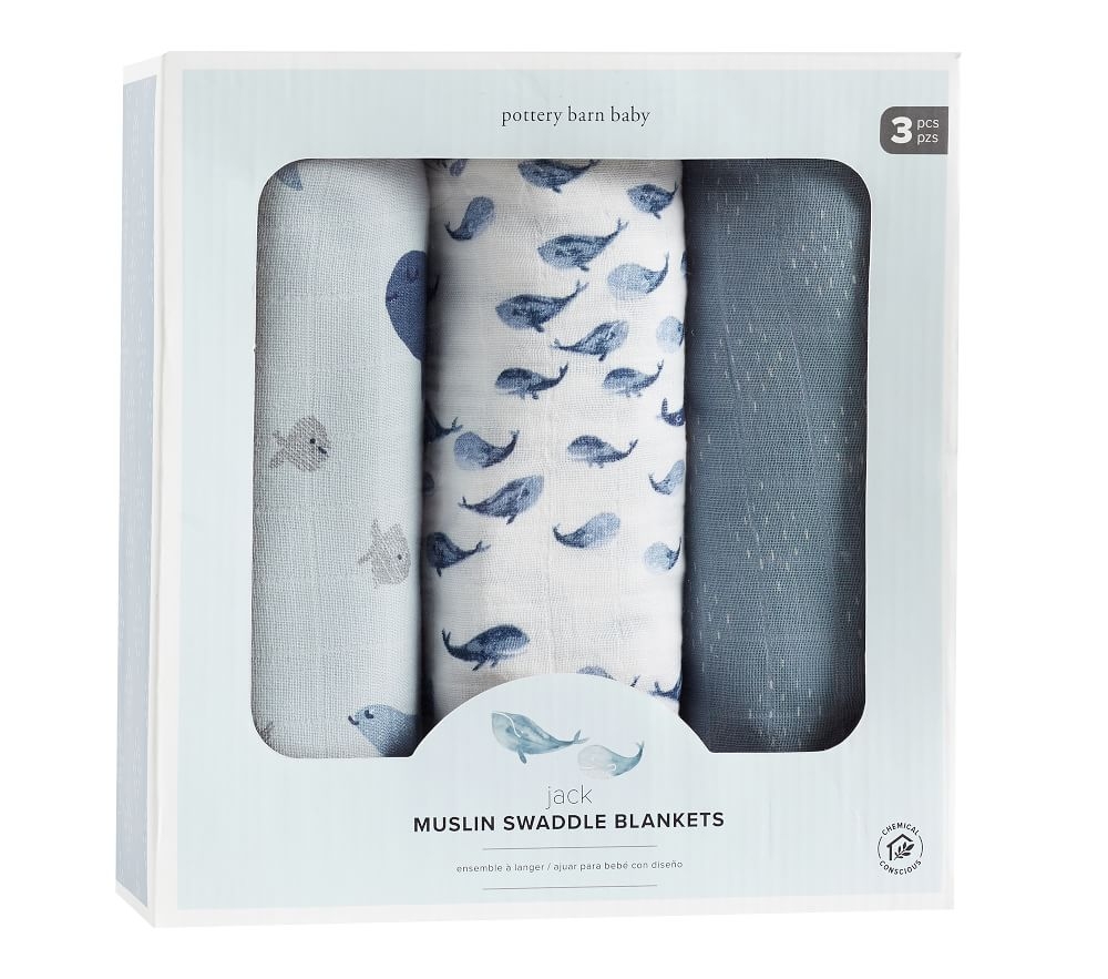 Pottery barn shop swaddle blankets