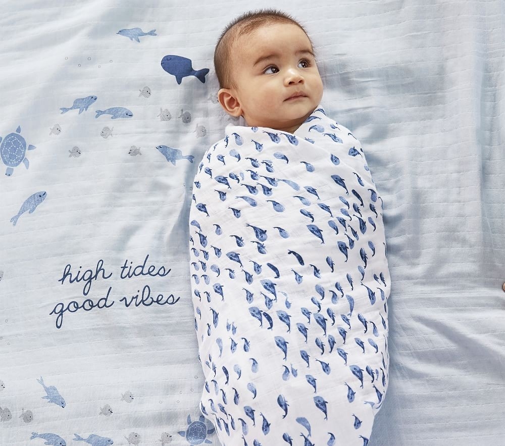 Pottery barn kids swaddle top