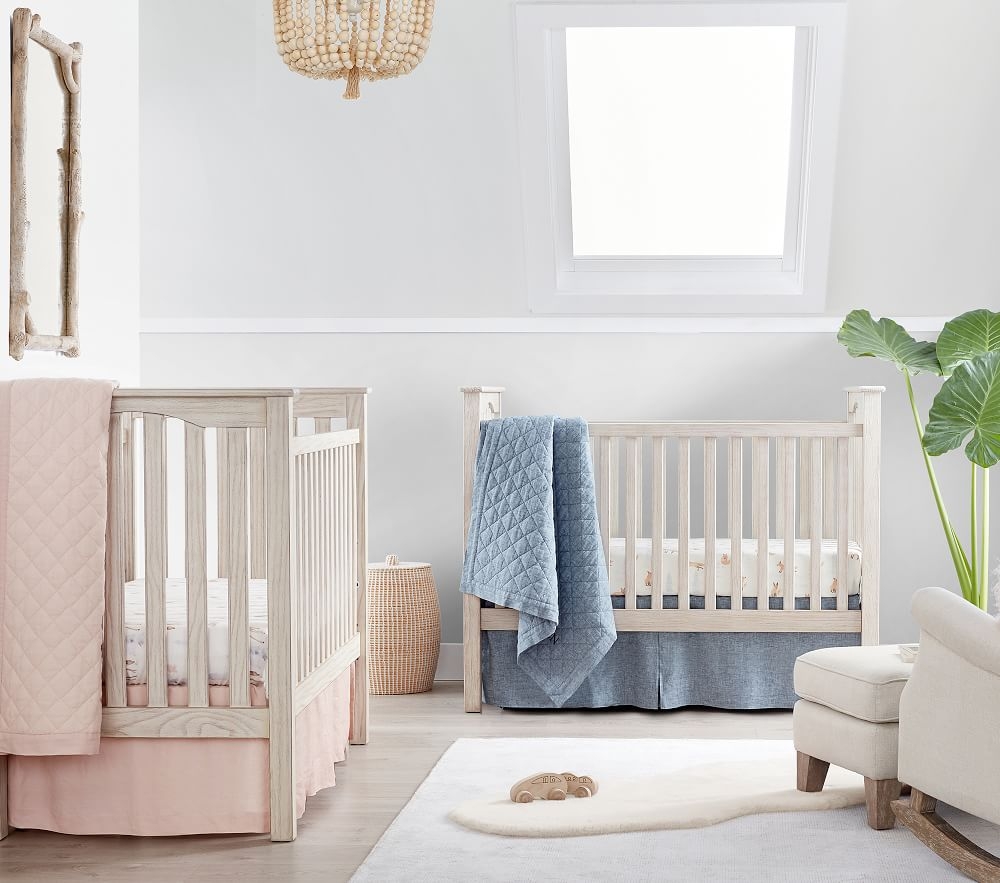 Pottery barn on sale mattress crib