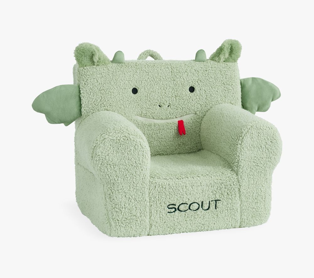 Shop Kids Anywhere Chair Green Sherpa Dragon online Pottery