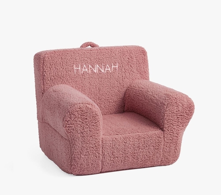 Kids sherpa swivel chair online