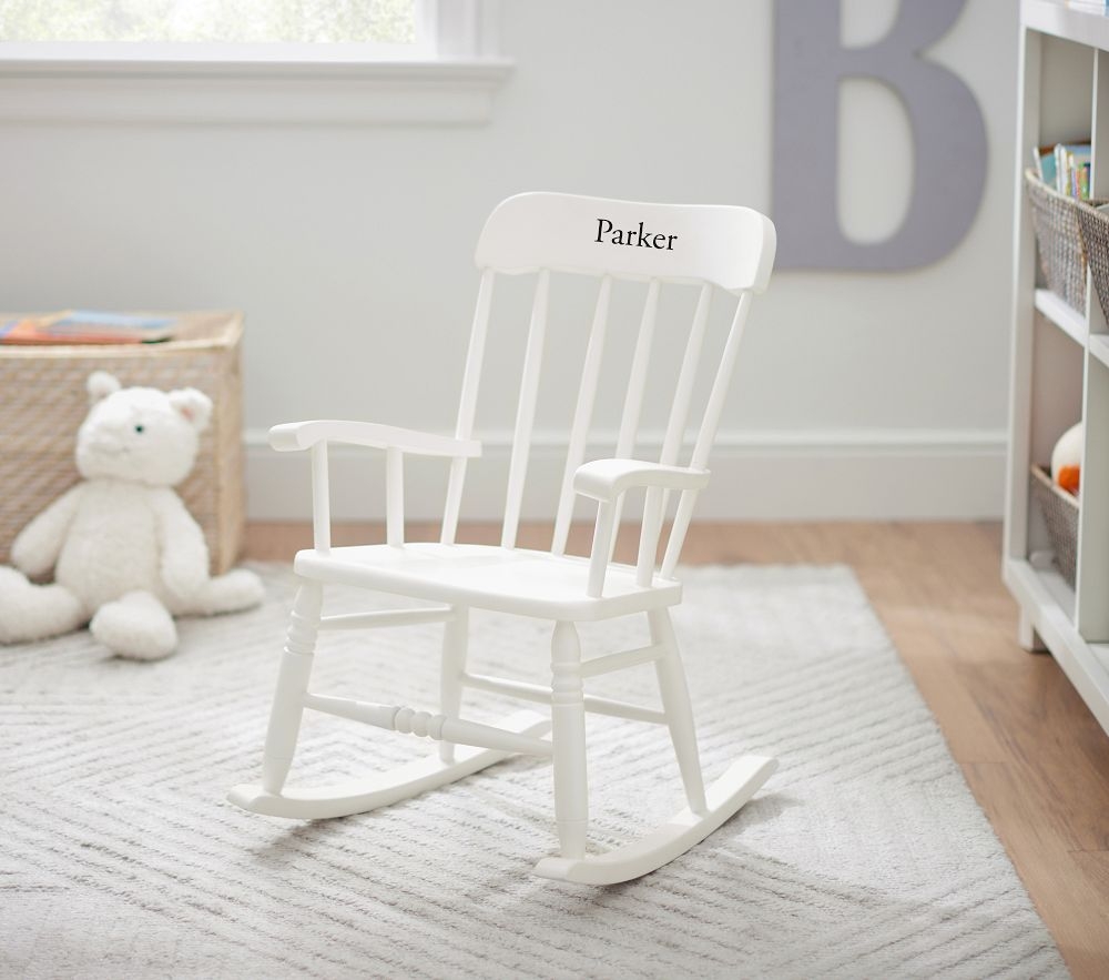 Kids white hotsell rocking chair