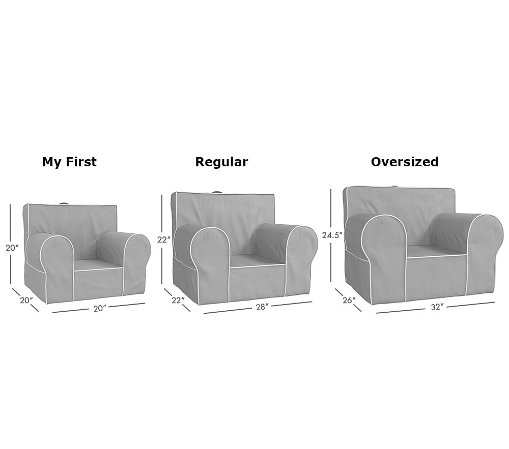 Pottery barn store anywhere chair sizes