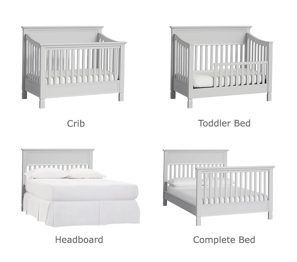 Pottery barn crib store mattress size