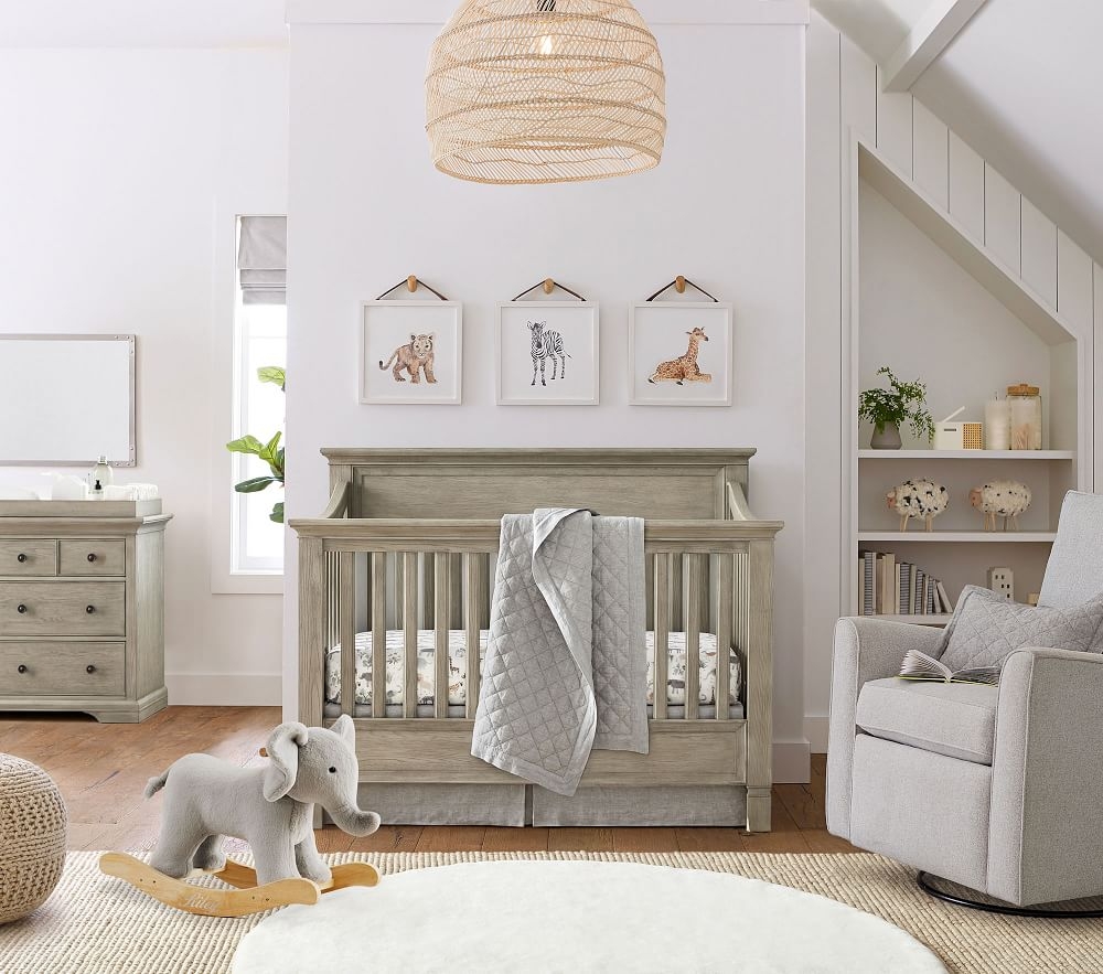 Shop Larkin 4 in 1 Convertible Crib online Pottery Barn Kids UAE