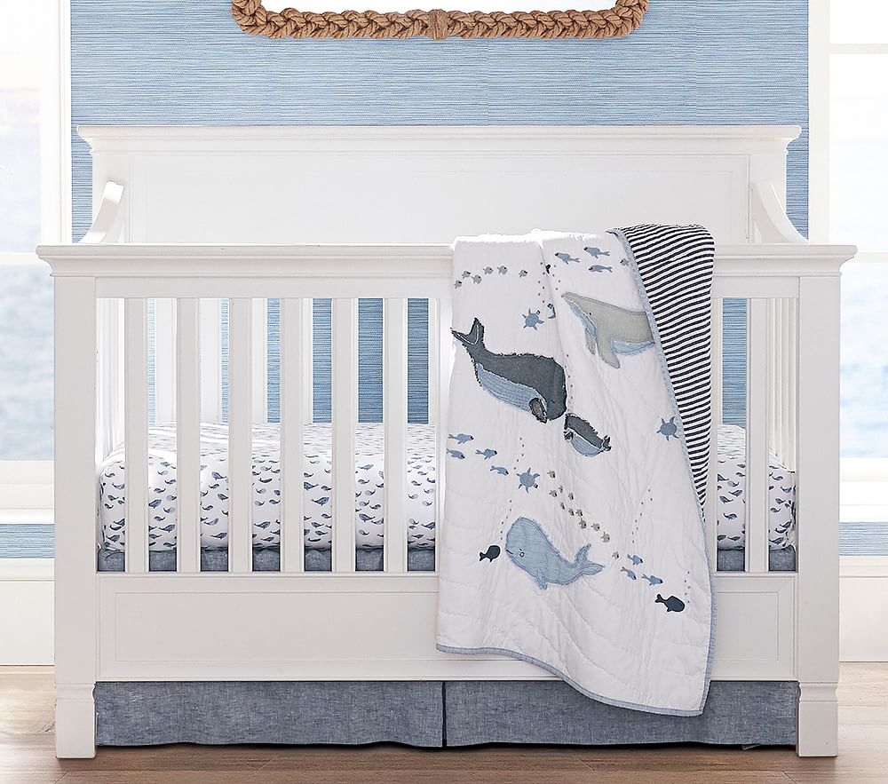 Organic online crib skirt