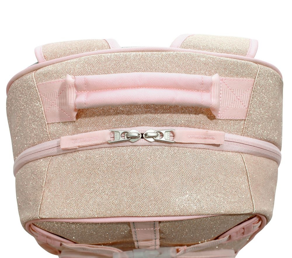 Rose gold glitter backpack online