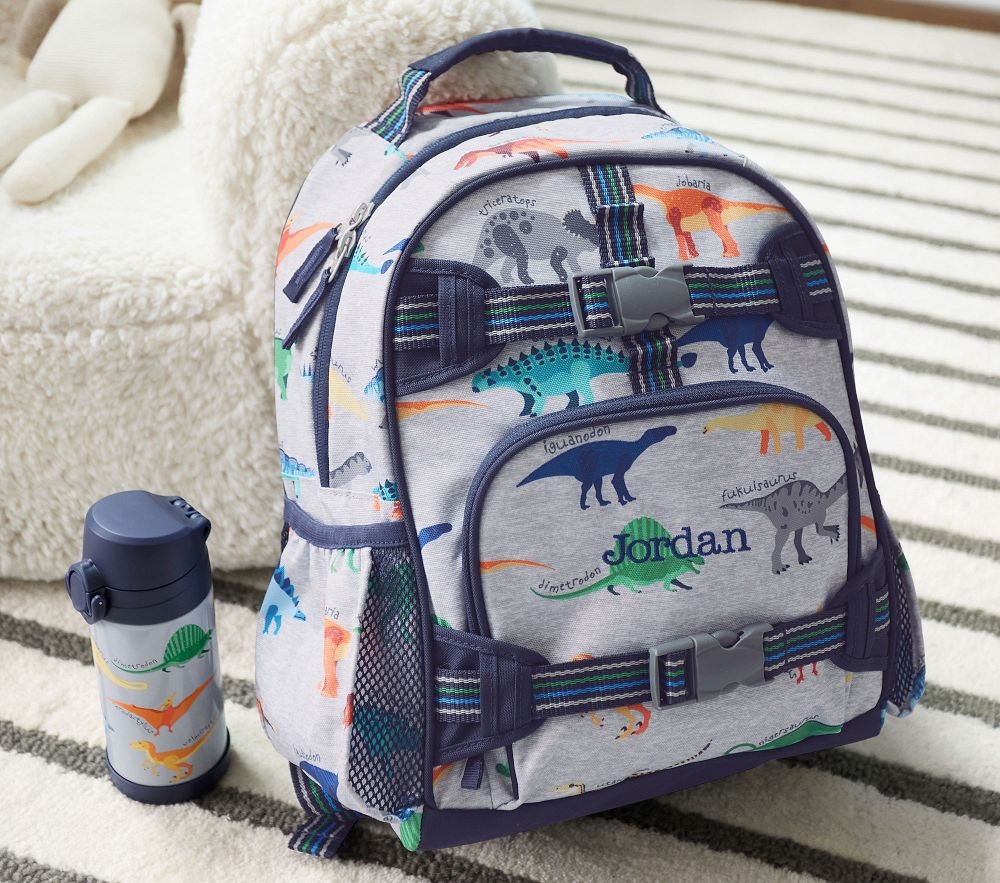 Pottery barn kids dinosaur backpack sales