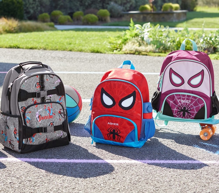 Pink deals spiderman backpack