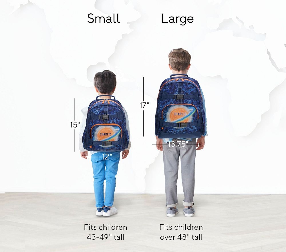 Shop Mackenzie Navy Planet Tie Dye Backpacks online Pottery Barn