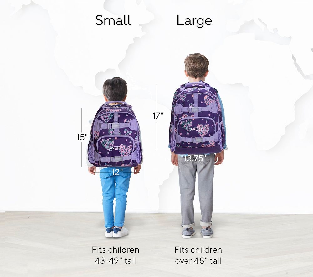 Pottery barn small backpack size 2025