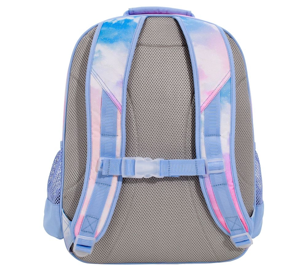 Shop Mackenzie Rainbow Clouds Glitter Backpacks online Pottery