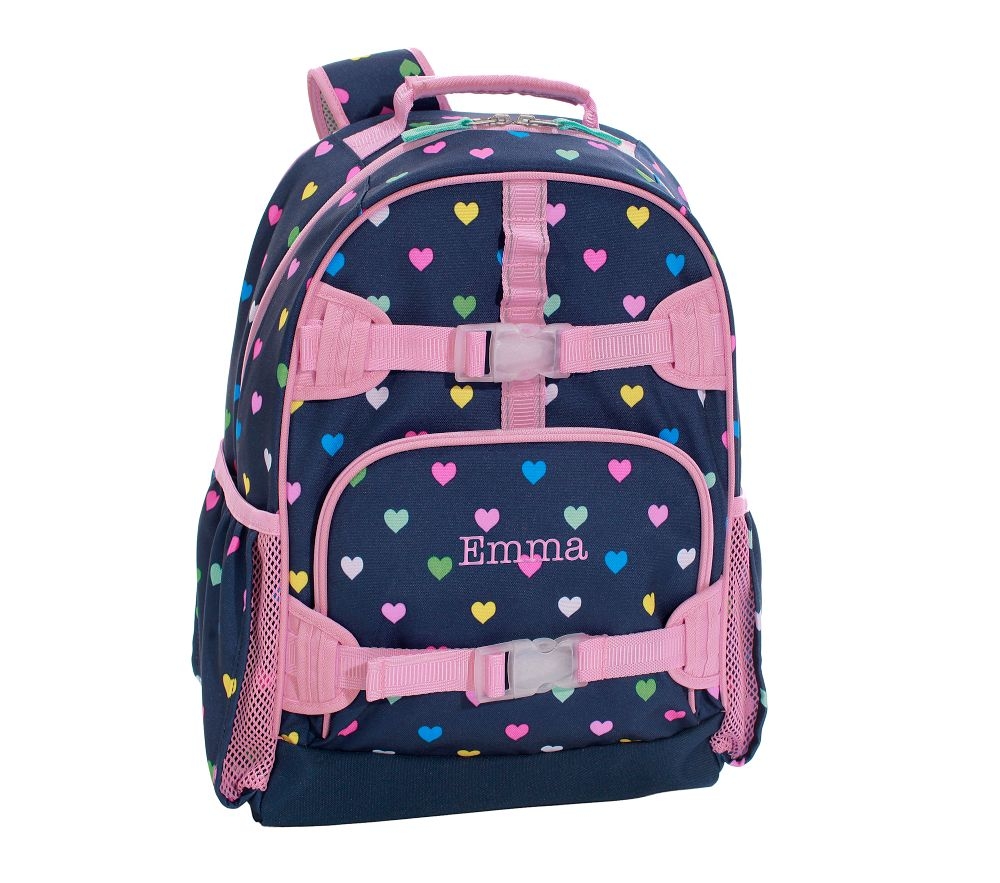 Pink navy blue backpack new arrivals