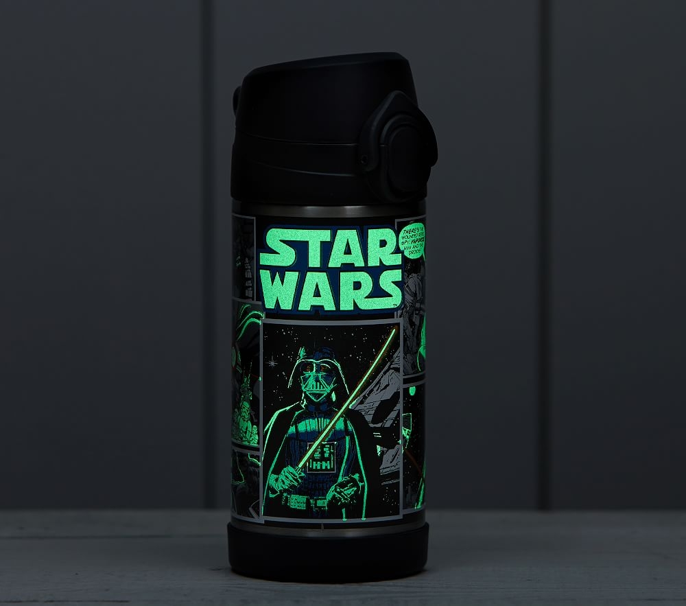 Shop Mackenzie Star Wars Comics Glow in the Dark Water Bottles