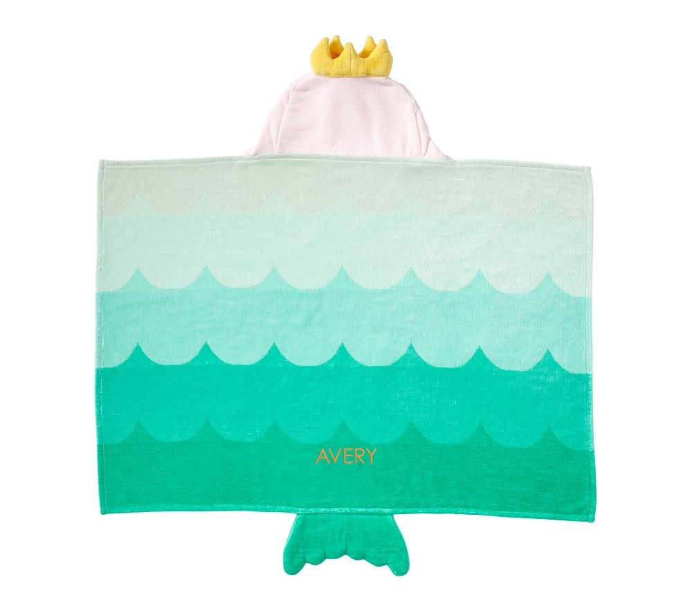 Mermaid baby towel shop