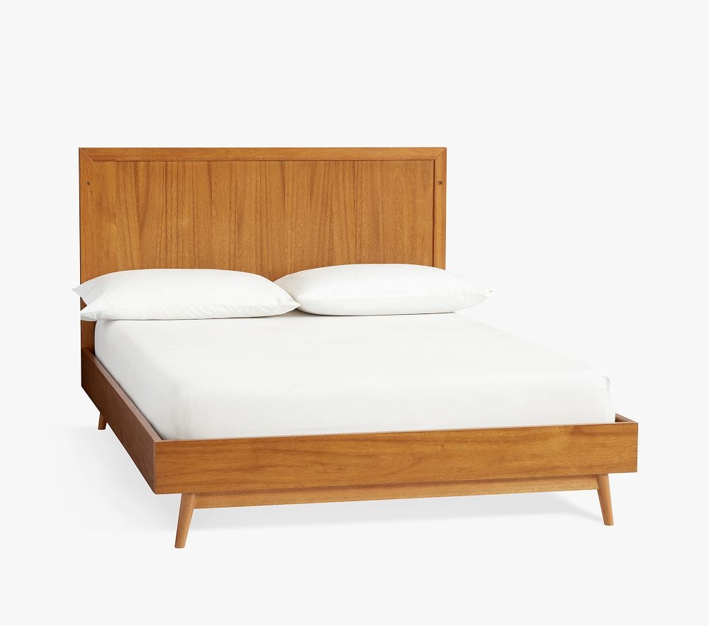 Mid century store full bed frame