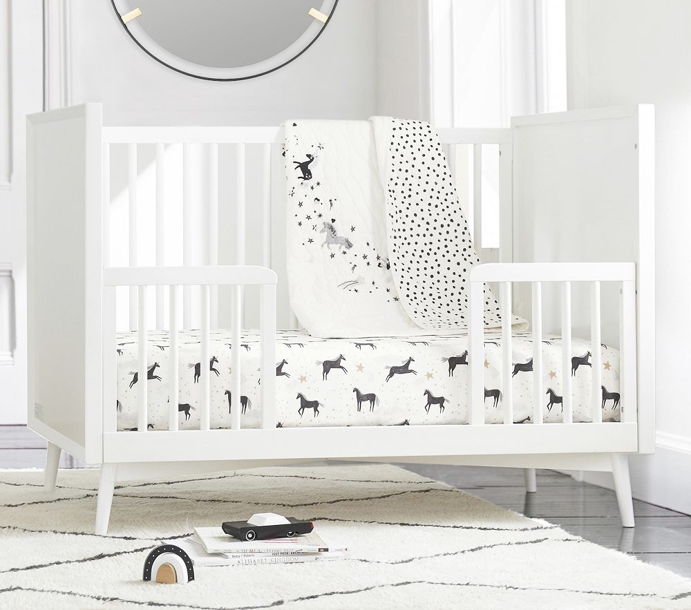 Baby crib top mid century
