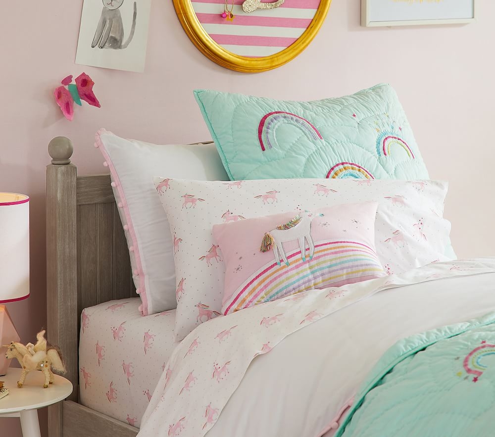Pottery barn pink pillow 2025