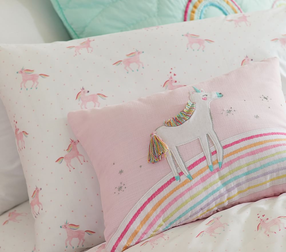 Shop Molly Unicorn Pillow online Pottery Barn Kids UAE