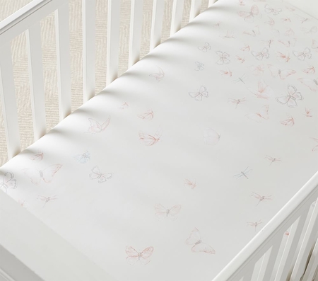 Shop Crib Sheets for Kids Online Pottery Barn Kids UAE