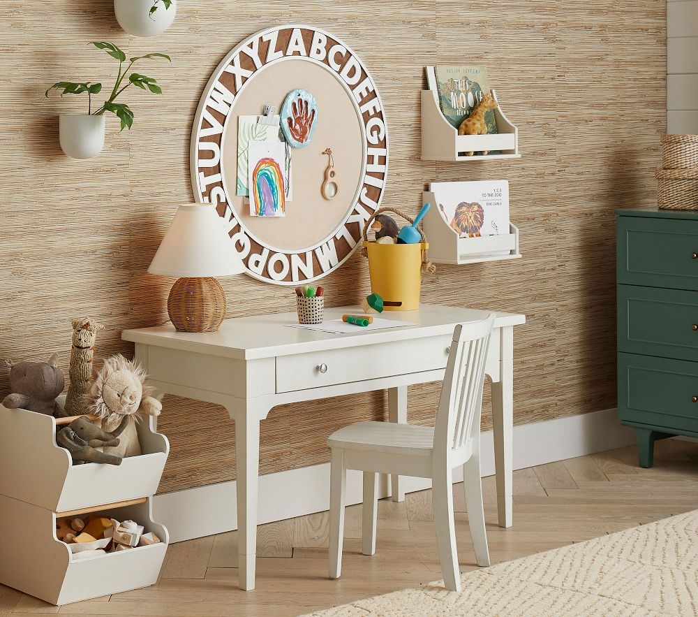 Adjustable desk with drawer top
