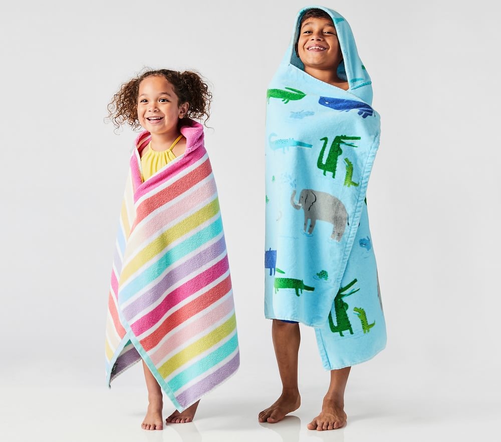 Pottery barn hotsell hooded towel