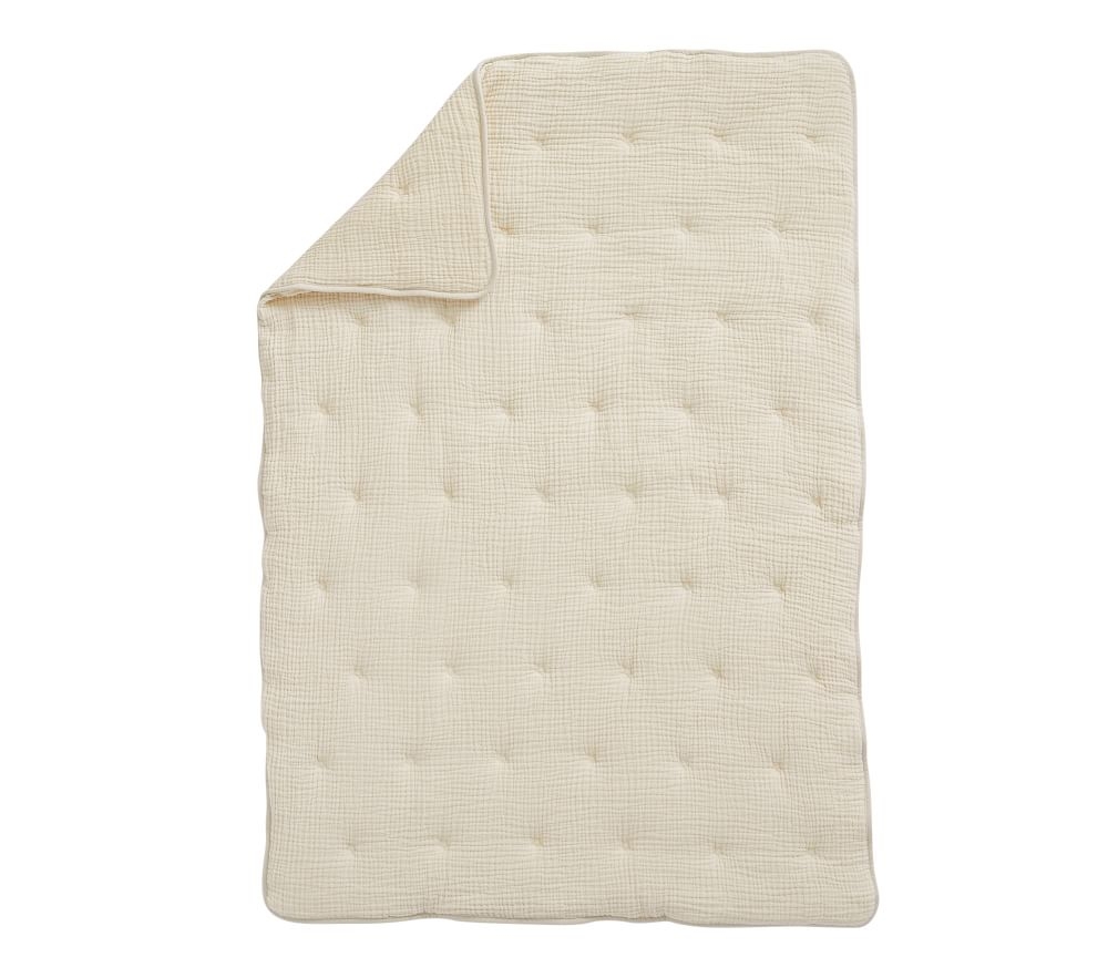 Quilted muslin baby blankets sales