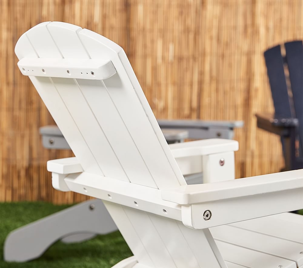 White folding sale adirondack chairs