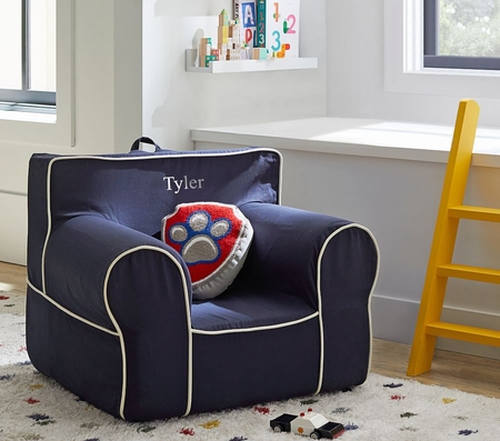 Buy Navy with White Piping Anywhere Chair online in UAE Pottery Barn Kids