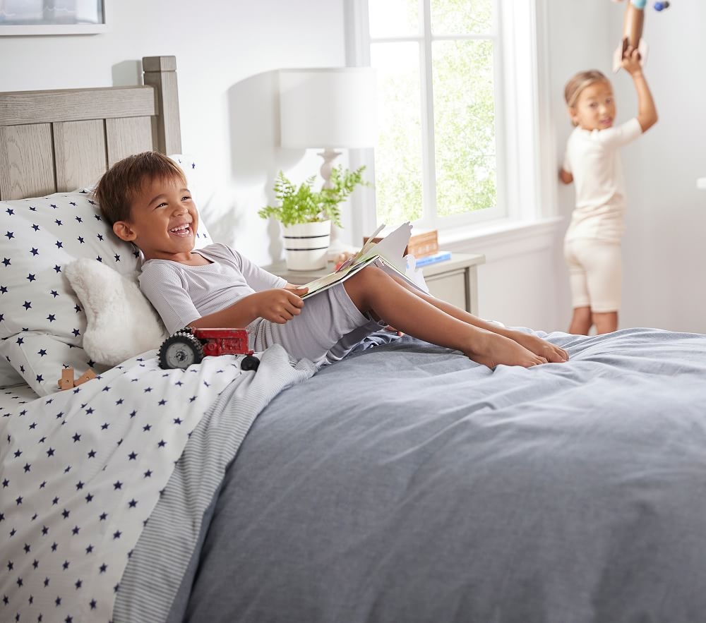 Chambray deals pillow shams