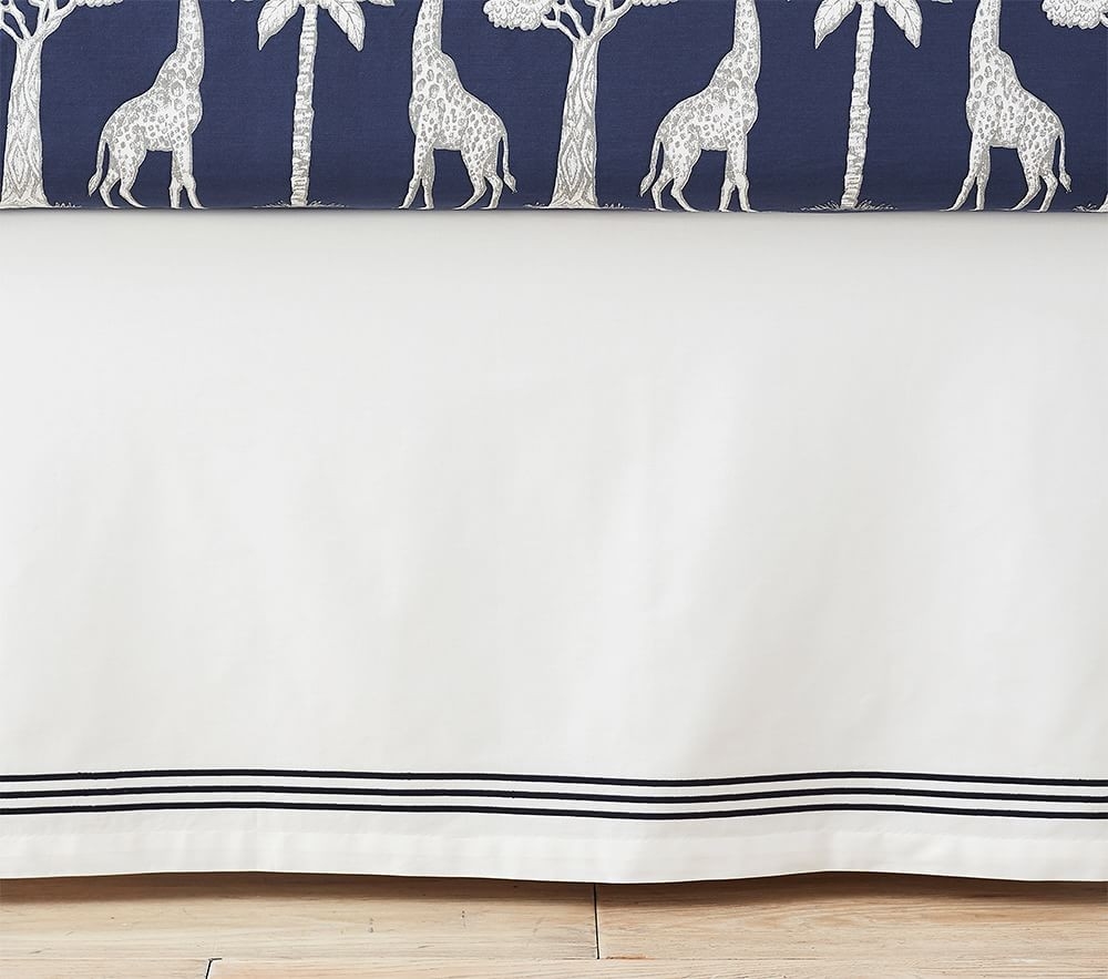 Organic shop crib skirt