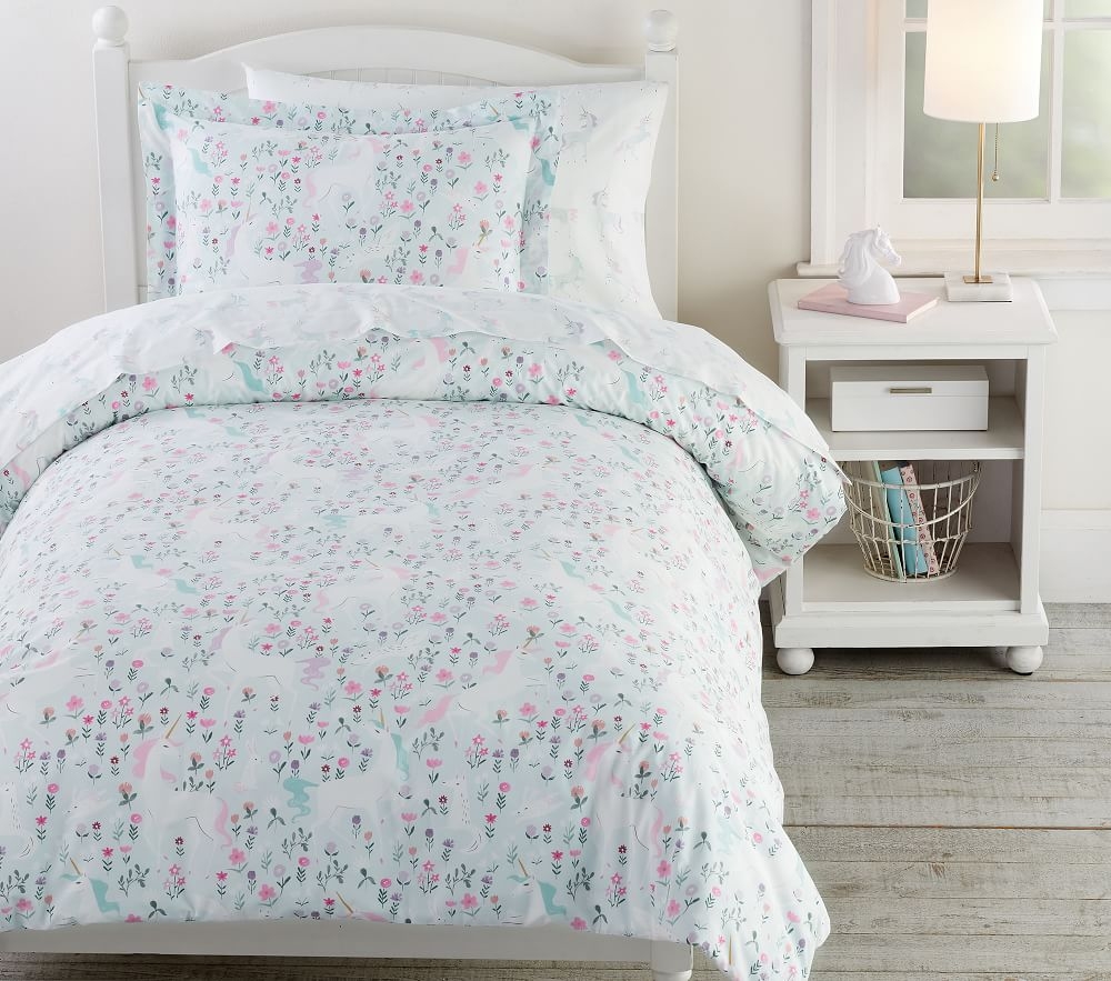 Case floral unicorn hot sale pillow