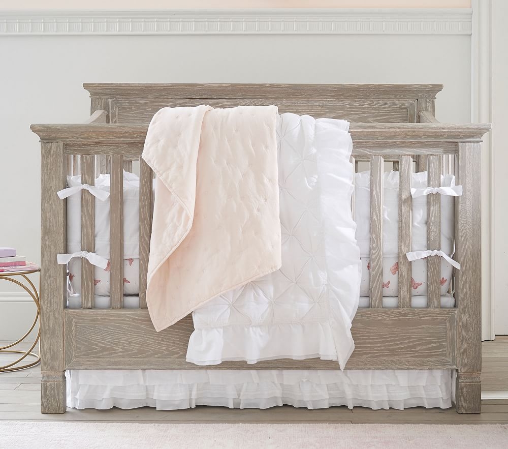 Shop Sadie Ruffle Baby Bedding online Pottery Barn Kids UAE