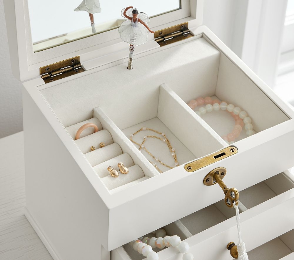 Modern white online jewelry box