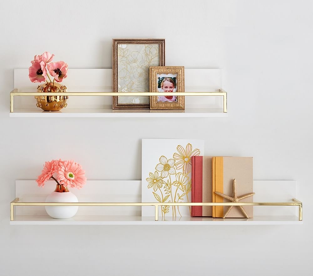 Shop Gold Polished Shelving online Pottery Barn Kids UAE