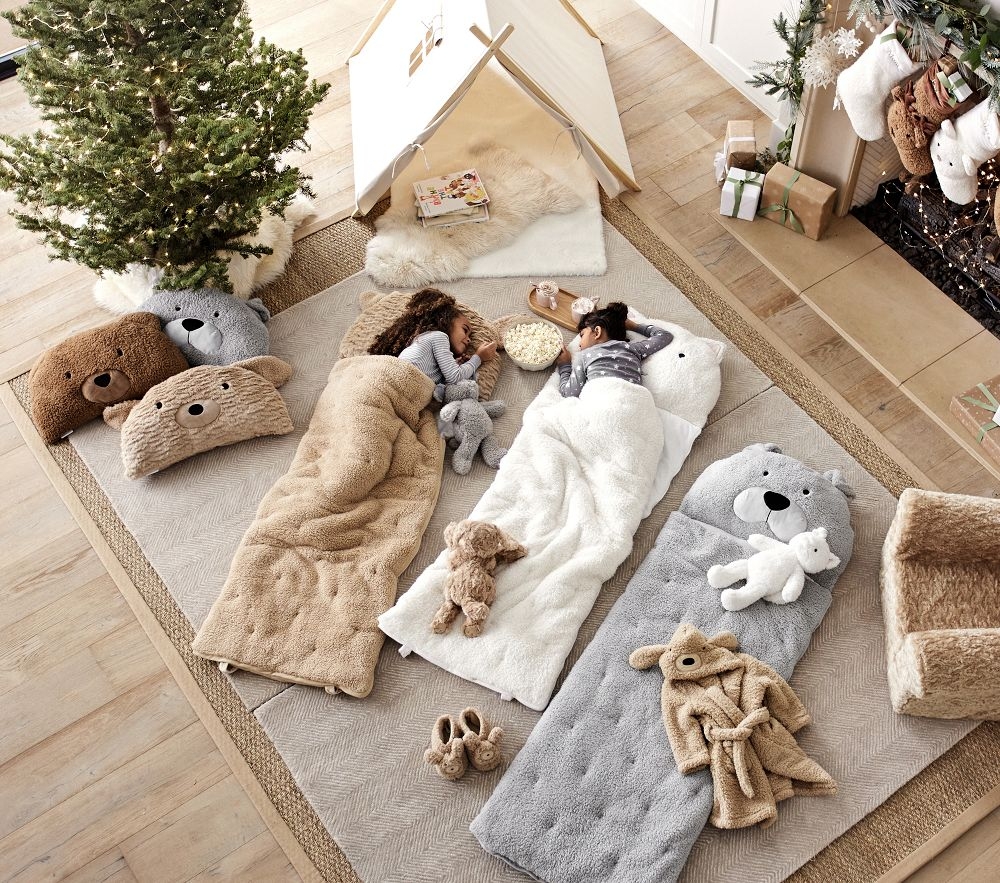 Fuzzy sleeping bag hotsell