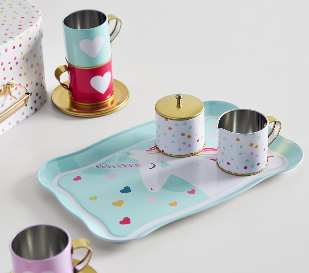 Unicorn tea set on sale