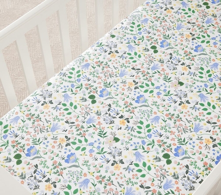 Cotton fitted hotsell crib sheets