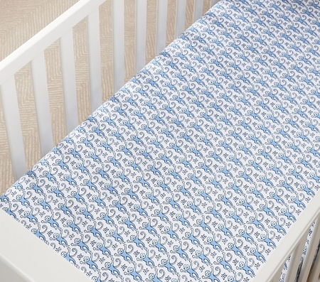 Shop Crib Sheets online in Dubai Abu dhabi Pottery Barn Kids UAE